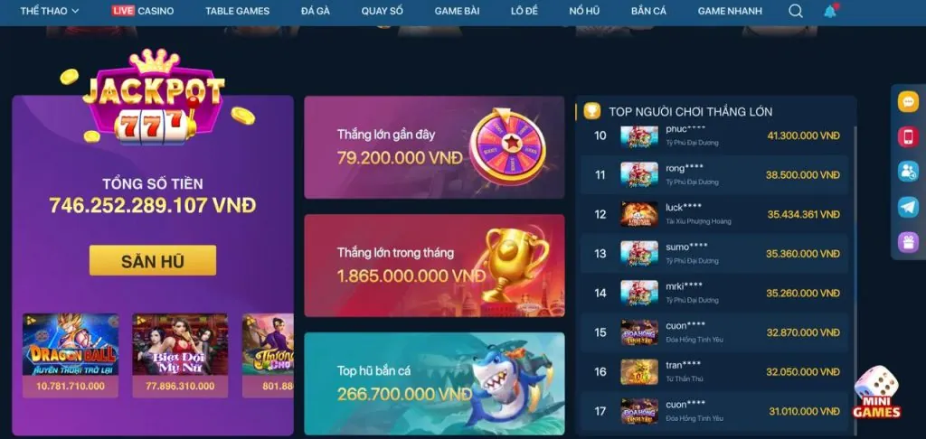 Giao diện cá cược trực tiếp tại bet 69